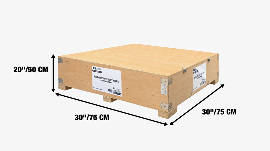 Ensemble de côtés et de rideaux pleins pour TMG-STM3050, PVC 17 oz, (abri non inclus) TMG-STM3050-SC