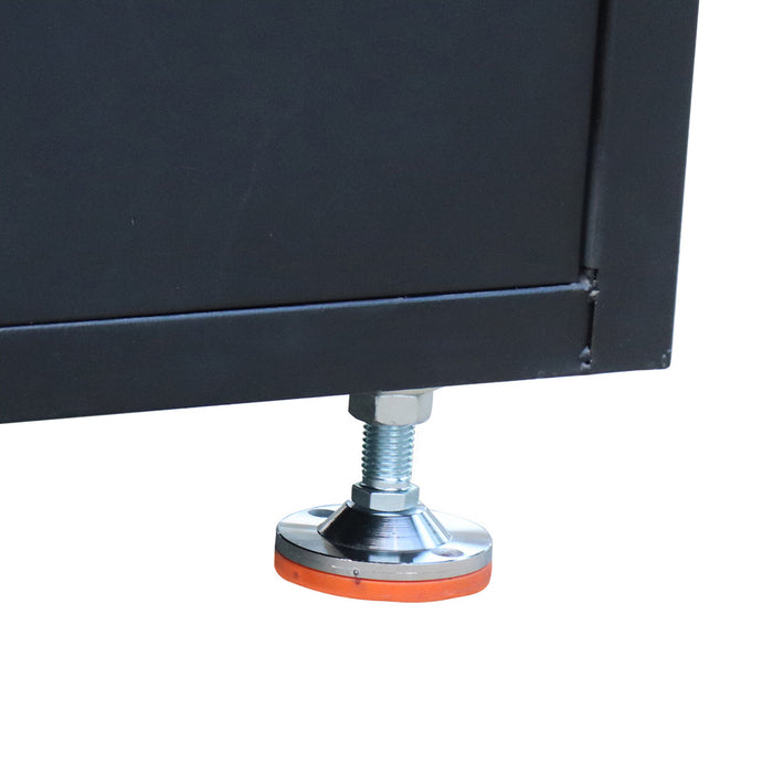 StanForge10' Steel Tabletop Workbench with Pegboard, 20 Slide Drawers, All-in-one Welded Frame, SF-SWB20P