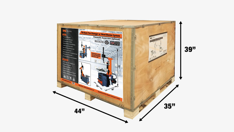 Tilt-back Semi-Automatic Tire Changer, 2 HP Motor, 14" - 28" Rim Clamping, CETL Certified TMG-TC28
