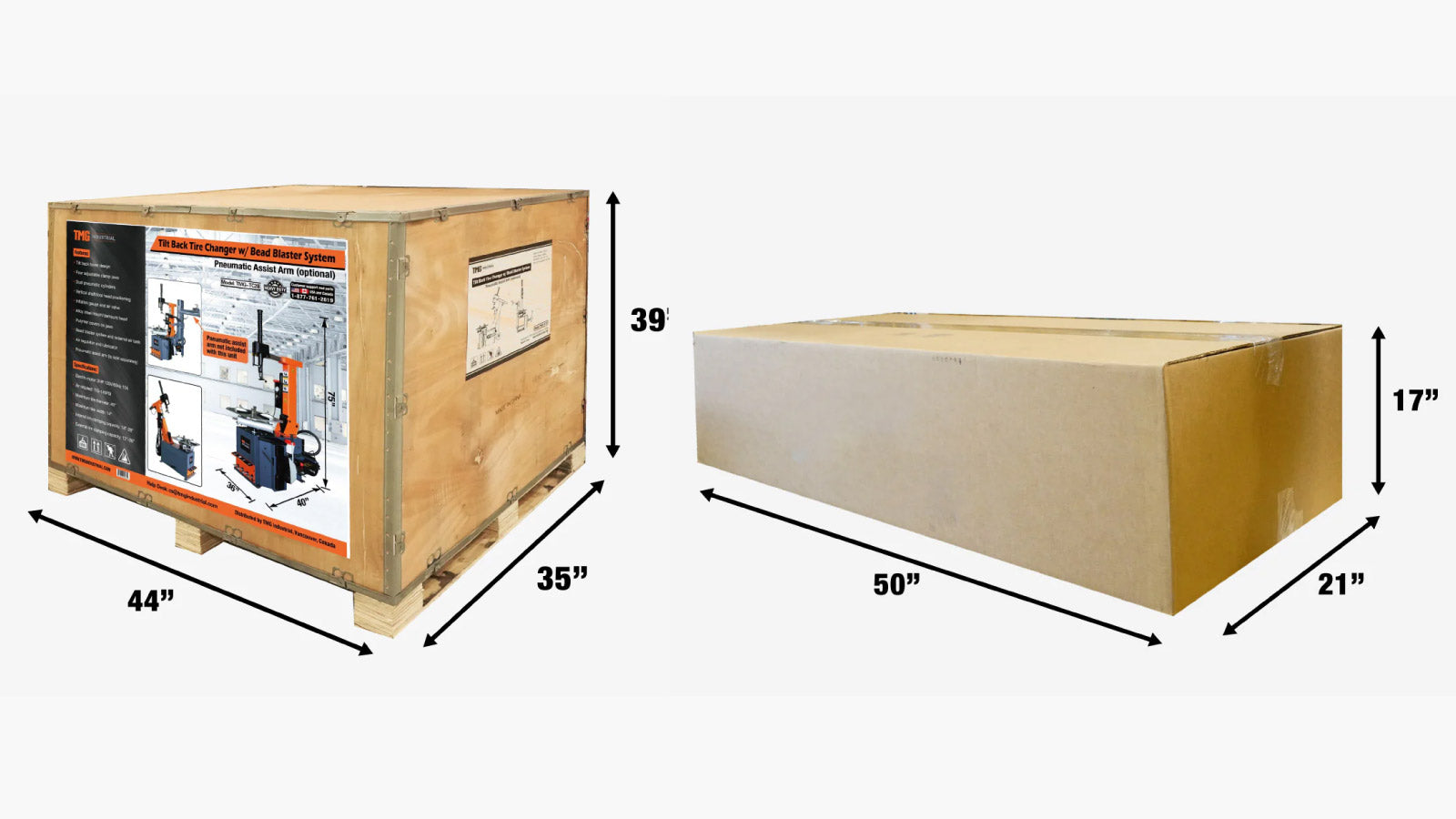Tilt-back Semi Automatic Tire Changer, Pneumatic Assist Arm, 14