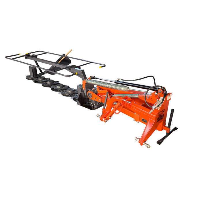95" Disc Mower, 6 Discs, 3-Point Hitch, Category 2, PTO Shaft Included, 50-100 HP Tractor, TMG-TDM95