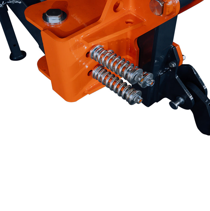 TMG Industrial 100” Offset Ditch Bank Verge Flail Mower with 90° Tilt, Italian Gearbox, 50-90 HP, TMG-TFMO100