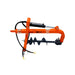 TMG-TPD35 tractor post hole digger with auger on a white background