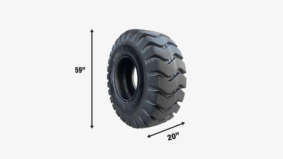 20-½" X 25" 20PR Wheel Loader Tire (E3/L3), (Discontinued – No Longer Available)