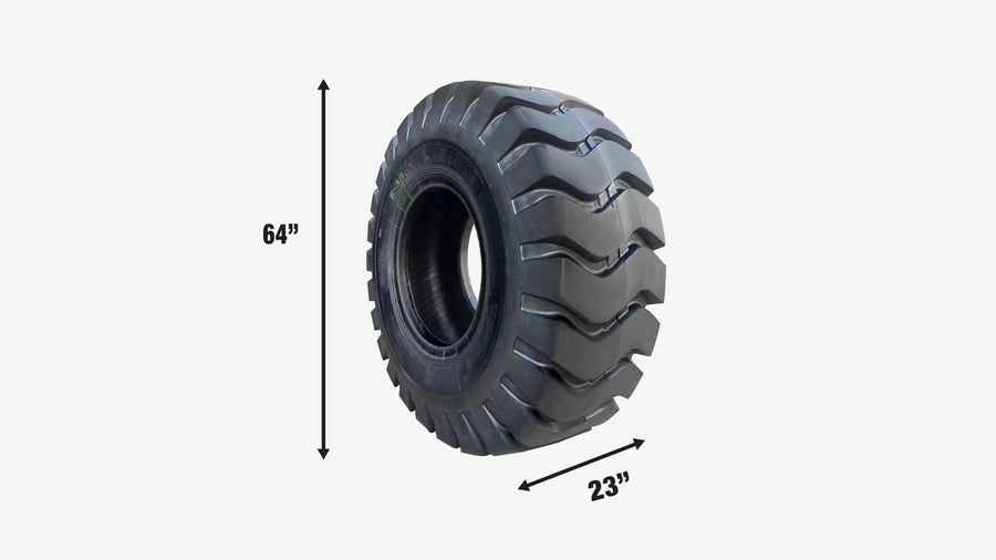 23-½" X 25" 24PR Wheel Loader Tire (E3/L3), (Discontinued – No Longer Available)