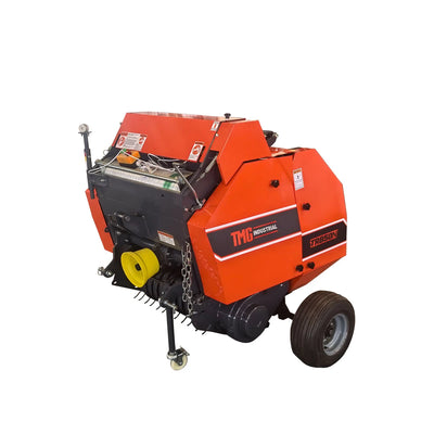 20" x 27" Round Hay Baler, Net Wrap, 3-Point Hitch, Category 1, PTO Shaft Included, 15-50 HP Tractor, TMG-TRB50N