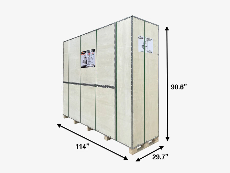 Établi de la série TMG Heavy™ de 10 pieds en acier inoxydable avec 20 tiroirs et armoires verrouillables, TMG-WBC20DS