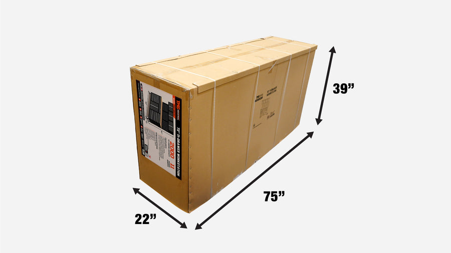 TMG Heavy Series™ 72" 11-Drawer Workstation Cabinet Combo with Pegboard, 1" Wood Benchtop, TMG-WBC73