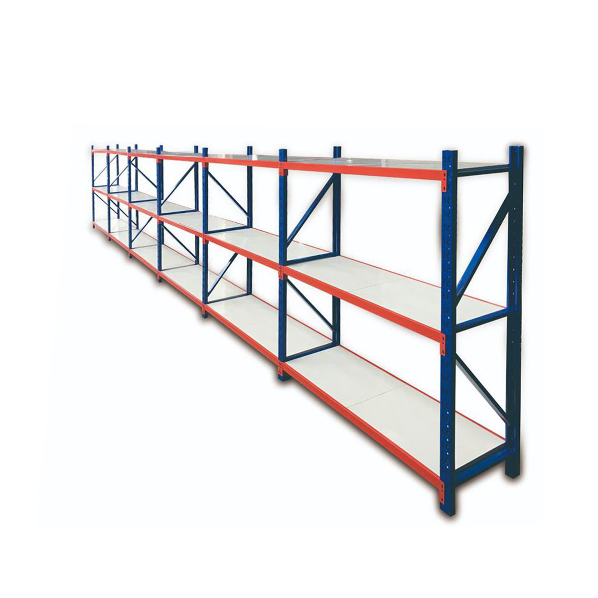 39' Metal Garage/Workshop Storage Shelves, Heavy-Duty Steel Frames, 700 lb Shelf Capacity, Shop Organization, TMG-WH39