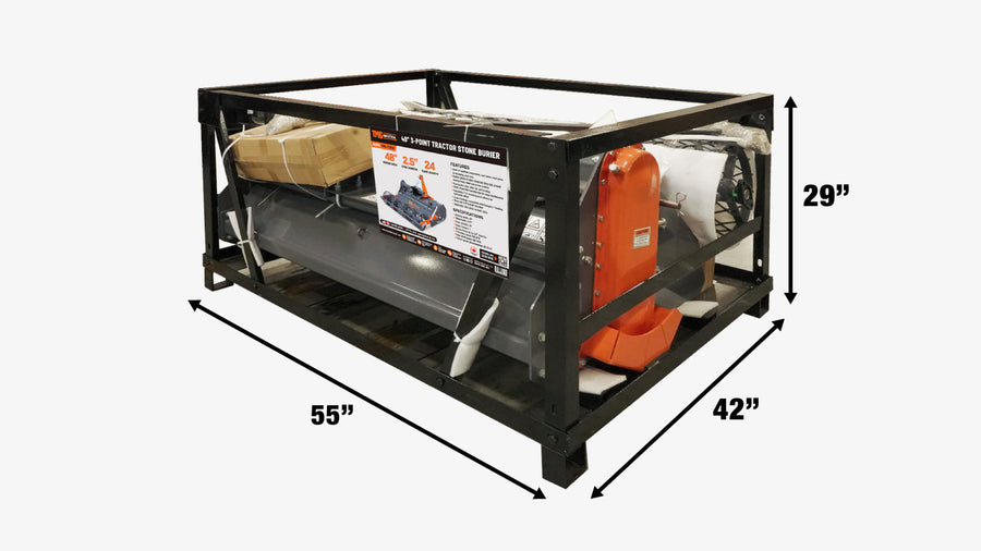 48" Stone Burier Rotary Tiller (Discontinued-Replaced by TMG-TSB53, TSB61)