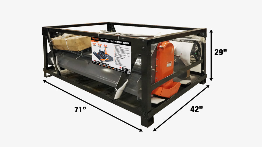 65" Stone Burier Rotary Tiller (Discontinued-Replaced by TMG-TSB53, TSB61)