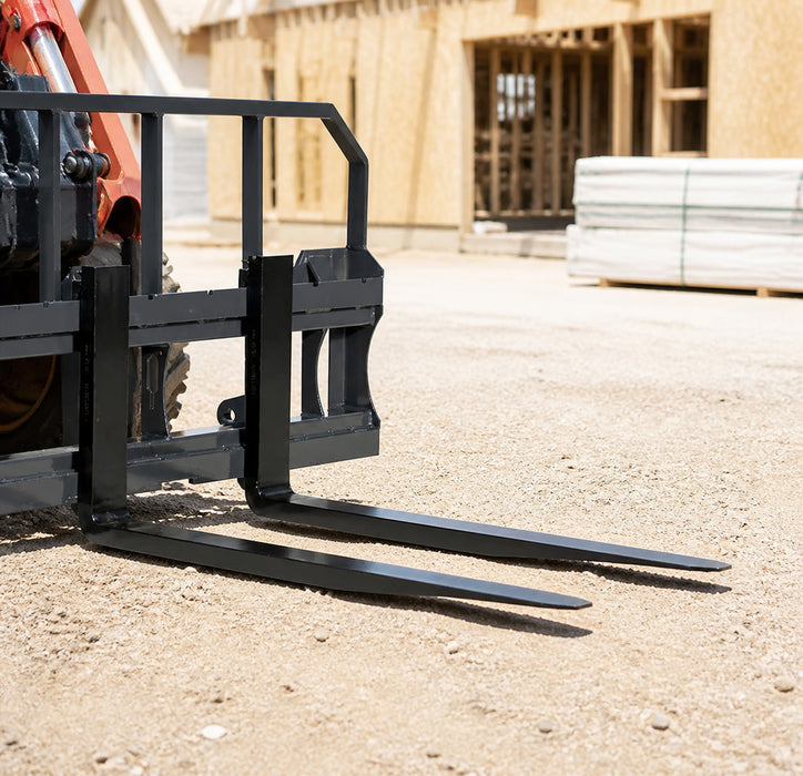 48" Pallet Fork for Tractor Loader, Global Euro / John Deere Euro Mount, Class II Forks, 4,200 lbs Capacity, TMG-TPF48GEJD