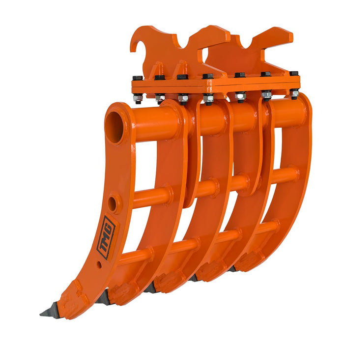 TMG-ERK31 excavator rake product detail for 4-8 ton excavators and jobsite cleanup