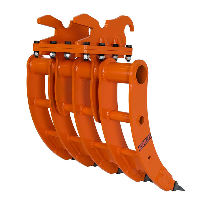 TMG-ERK31 excavator rake mounting lugging detail for quick change connection