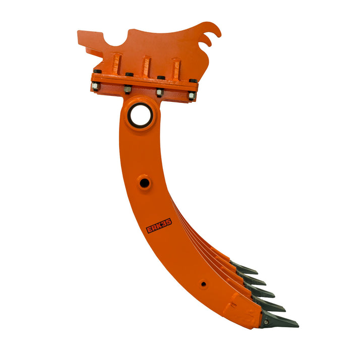 TMG-ERK35 excavator root rake side profile for 10-18 ton excavators