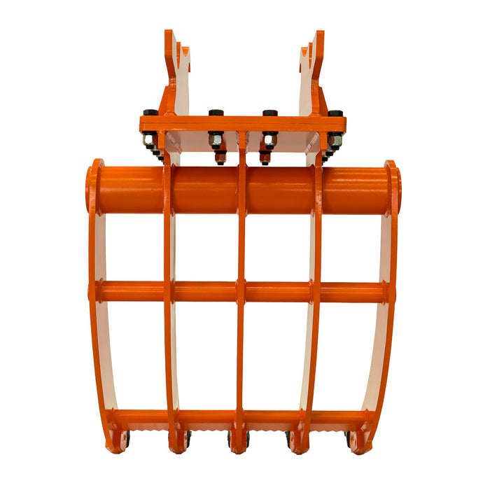 TMG-ERK35 heavy duty excavator rake tines for grading cleanup and material separation