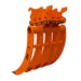 TMG-ERK35 quick change excavator rake attachment for 10-18 ton machines