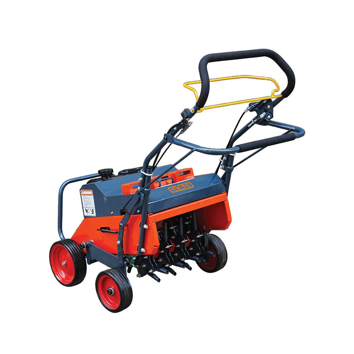 TMG-GLA19 walk-behind lawn aerator with 7 HP Kohler engine and 24-tine coring drum, product view 12