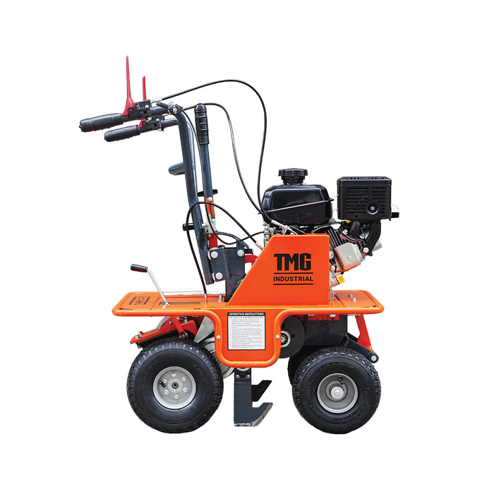 TMG-GSC12 12-inch sod cutter with 7 HP Kohler engine, two travel speeds and adjustable depth, product view 2