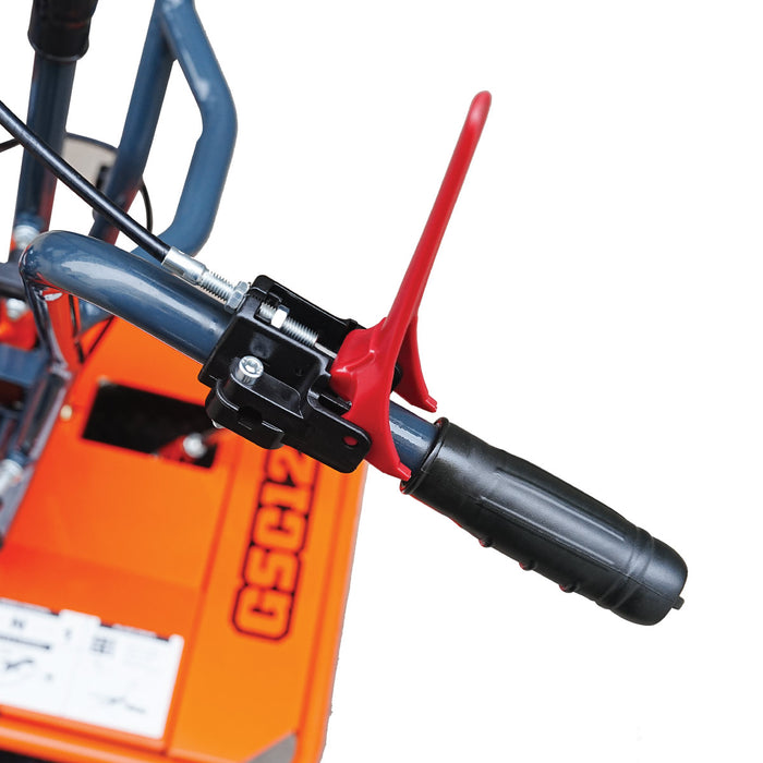 TMG-GSC12 12-inch sod cutter with 7 HP Kohler engine, two travel speeds and adjustable depth, product view 4