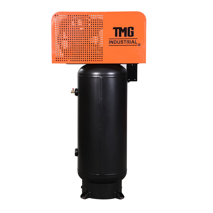 Compresseur d'air électrique stationnaire TMG Industrial 60 gallons 5 HP, temps de remplissage 5 min, moteur à induction 230 V, réservoir vertical ASME, TMG-ACE60