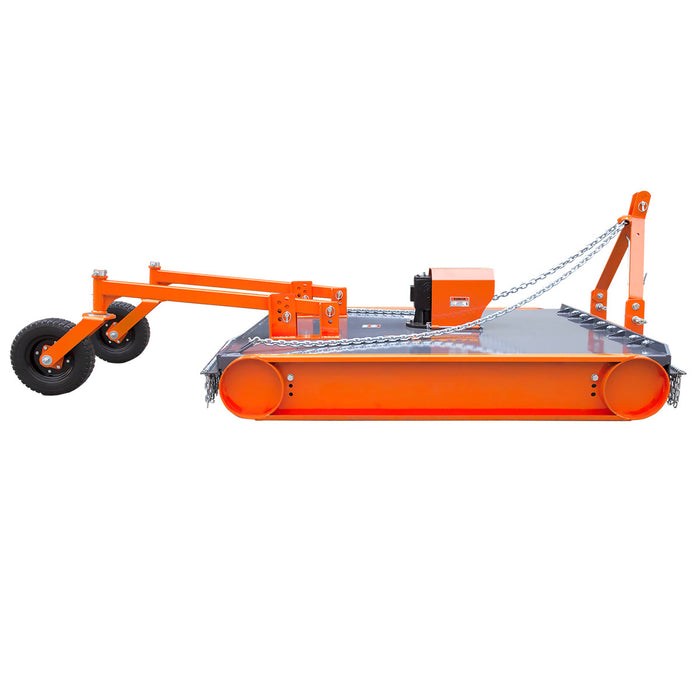 TMG Industrial 70” 3-Point Hitch Slasher Topper Mower, Category 1 & 2, PTO Shaft Included, TMG-TST70