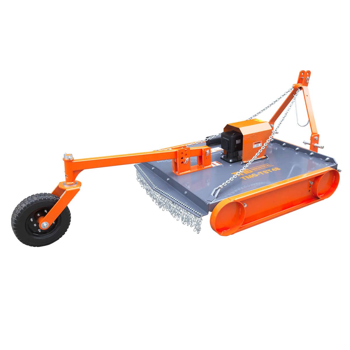 TMG Industrial 48” 3-Point Hitch Slasher Topper Mower, Category 1 & 2,