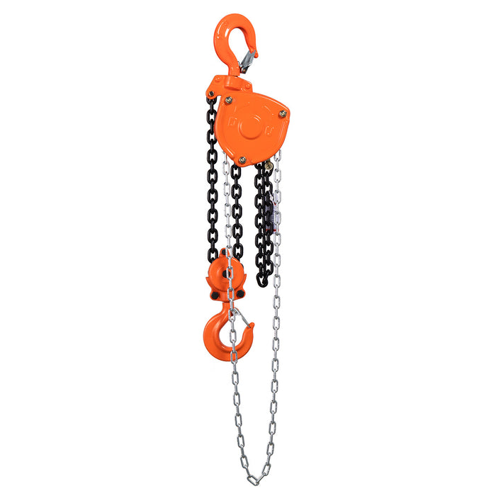 TMG Industrial 3 Ton 10' Lift Chain Hoist, 360° Swivel Hook, ASME B30.16, TMG-AHC3