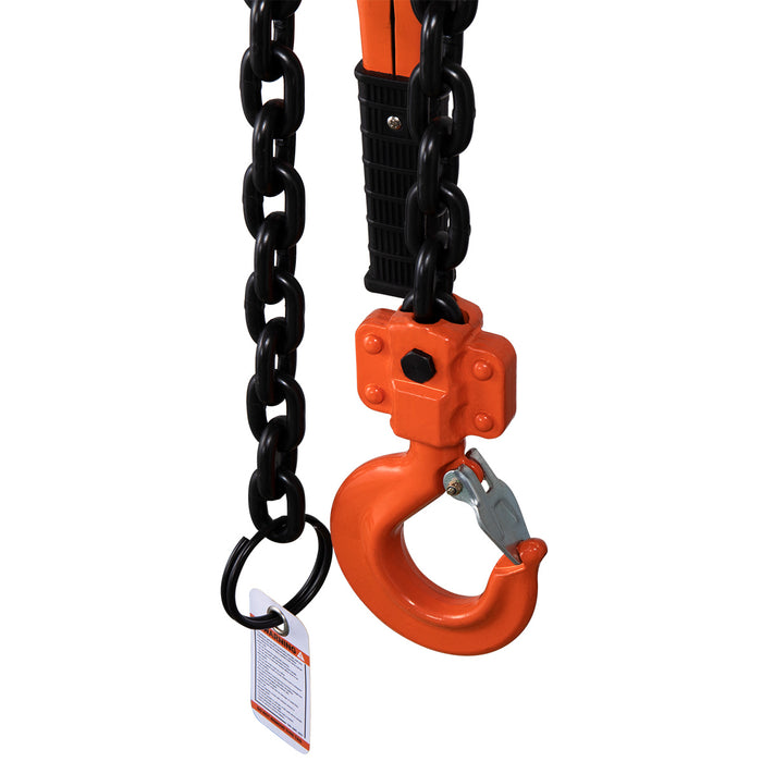 TMG Industrial 3 Ton 5' Lift Lever Chain Hoist, Twin Pawl Brakes, ASME B30.21, TMG-AHL3