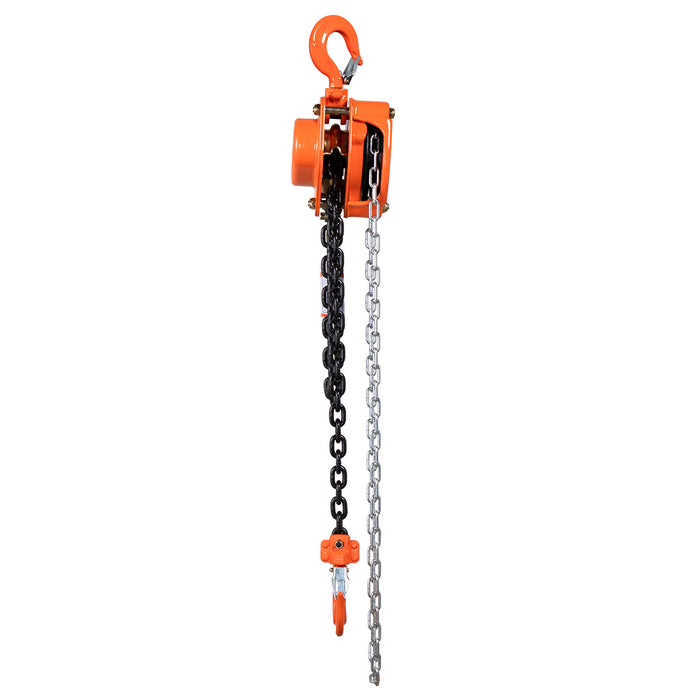 TMG Industrial 2 Ton 10' Lift Chain Hoist, 360° Swivel Hook, ASME B30.16, TMG-AHC2