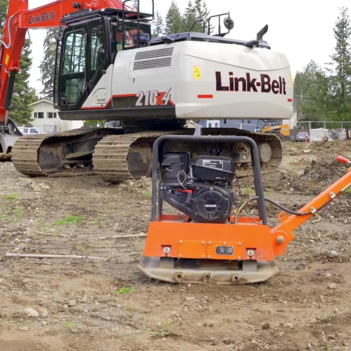 TMG Heavy Series™ Reversible Plate Compactor, 8500-lb Compact Capacity, 14 HP CH440 Kohler Command Engine, 34