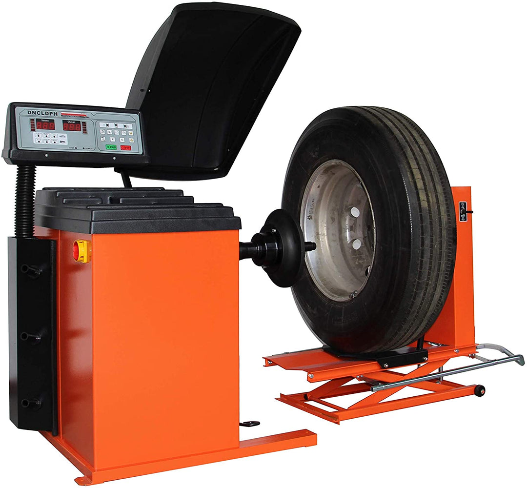 Équilibreuse de roue de camion industriel TMG, auto-calibrante, levage— TMG  Industrial
