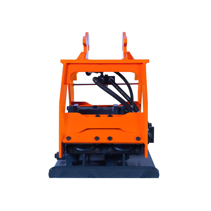 TMG Industrial 8,800-lb Hydraulic Plate Compactor, 2-4 Ton Excavator Weight, 19” Compact Capacity, TMG-ECP21