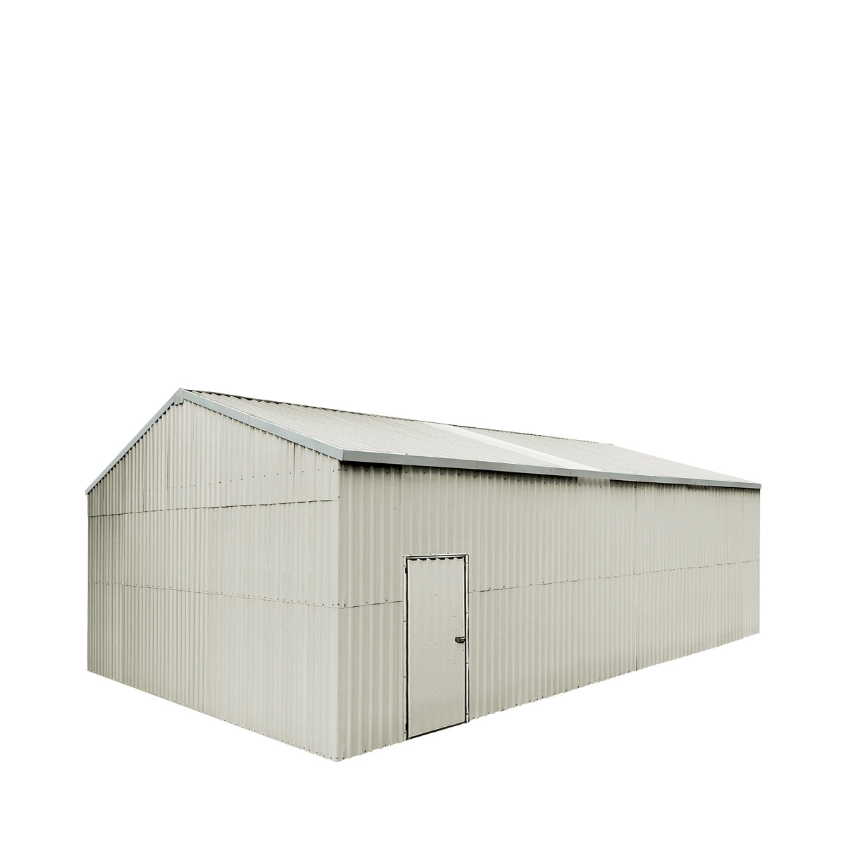 TMG Industrial 25’ x 41’ Double Garage Metal Barn Shed with Side Entry  Door, 1025 Sq-Ft Floor Space, 9’8” Eave Height, 27 GA Metal, Skylights,  4/12 