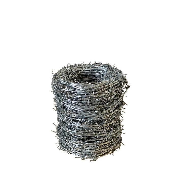 TMG-BW15 Qté de (48) rouleaux de fil de fer barbelé galvanisé triple couche à haute résistance, 492' par rouleau, 48 rouleaux par palette, vendu par palette