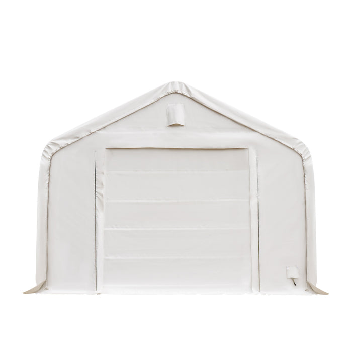 TMG Industrial Pro Series 20' x 30' Dual Truss Storage Shelter with Heavy Duty 17oz PVC Cover, TMG-DT2031-PRO (Previously DT2030-PRO)