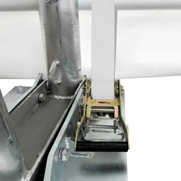 TMG Industrial 30' x 40' Abri de stockage à double treillis avec couverture en PVC robuste de 17 oz, TMG-DT3041