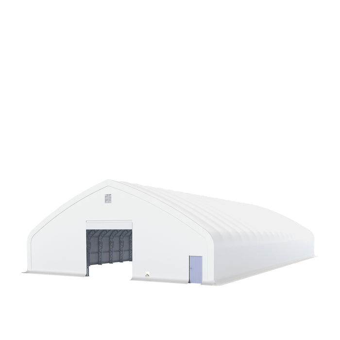 TMG-DT6000 Pro Series 60’ Wide Dual Truss Storage Shelter with Heavy Duty 32oz PVC Cover (available lengths: 80', 100', 120' and 150')