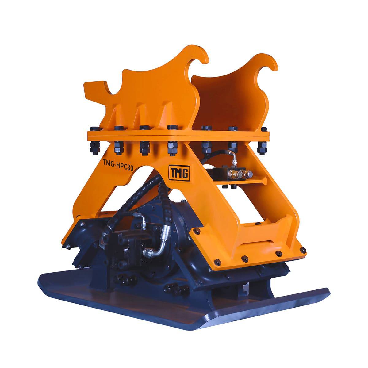 Hydraulic plate deals compactor excavator