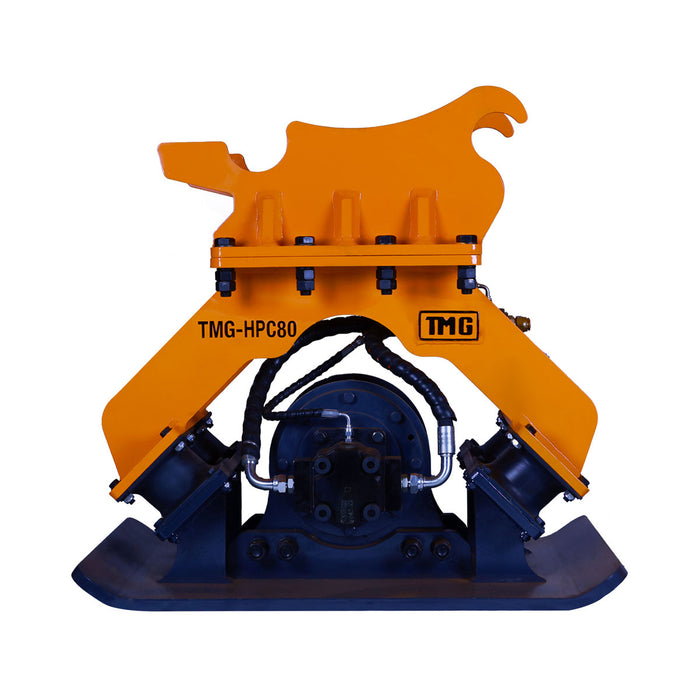 Compacteur à plaque hydraulique TMG-HPC80 compatible avec les transporteurs de 17 à 25 tonnes
