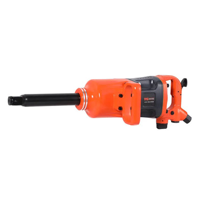 TMG Industrial 1” Drive 2200 ft-lb Pneumatic Extended Impact Wrench Hammer, Aluminum Alloy Housing, 8” Anvil, 175 PSI, TMG-ATW22E