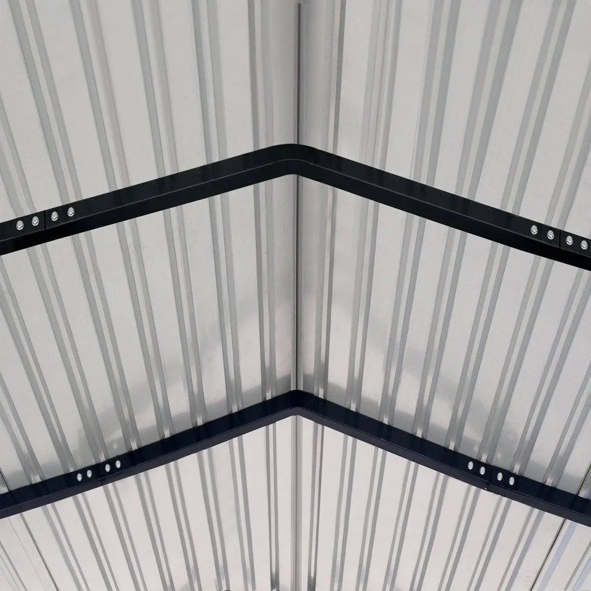 TMG Industrial 12’ x 20’ Metal Shed Carport with 8’ Enclosed Sidewalls, TMG-MSC1220F