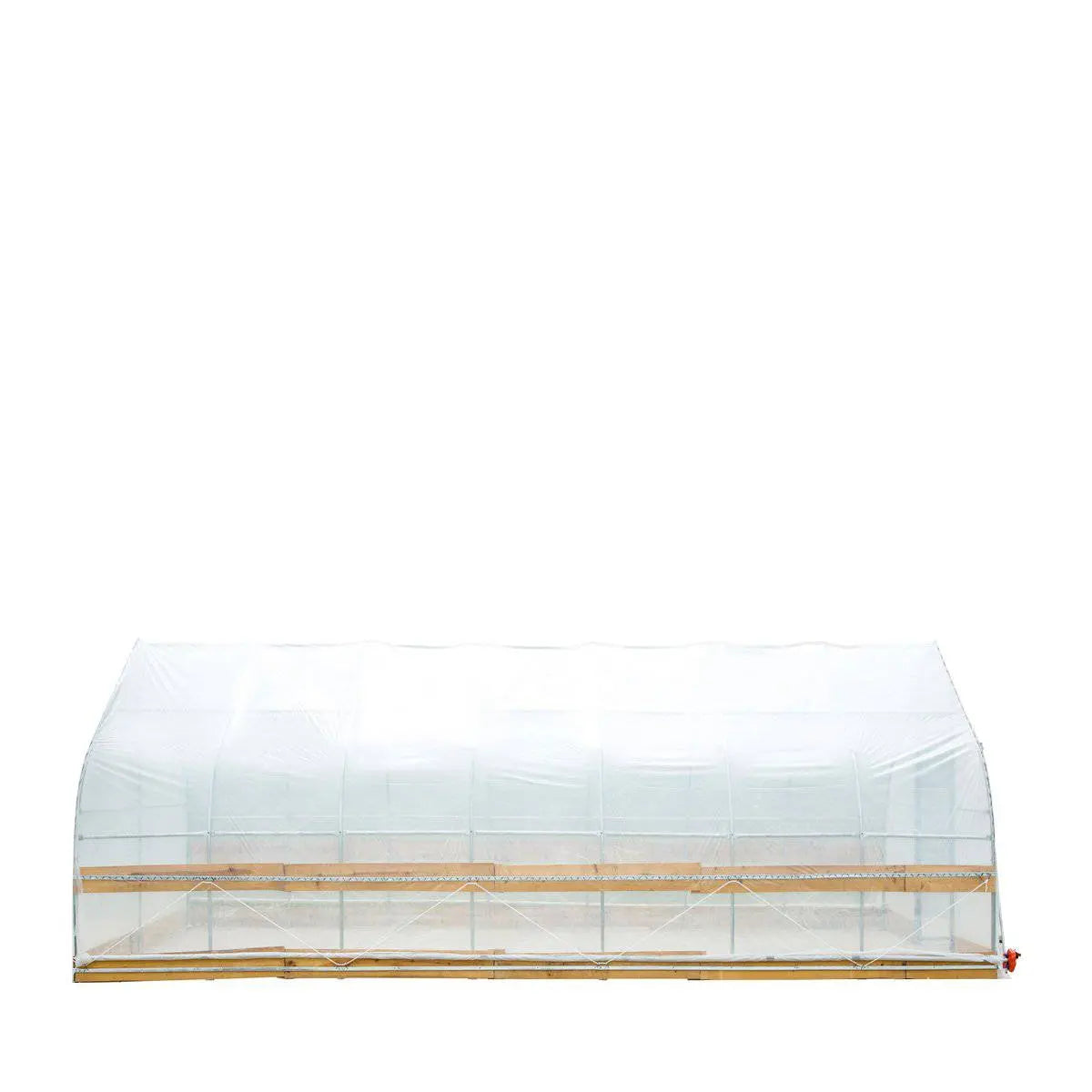 TMG Industrial 12’ x 30’ Tunnel Greenhouse Grow Tent w/6 Mil Clear EVA Plastic Film, Cold Frame, Hand Crank Roll-Up Sides, Peak Ceiling Roof, TMG-GH1230