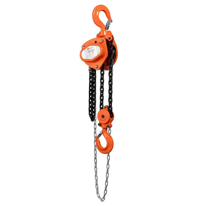TMG Industrial 3 Ton 10' Lift Chain Palan, Crochet pivotant à 360°, ASME B30.16, TMG-AHC3