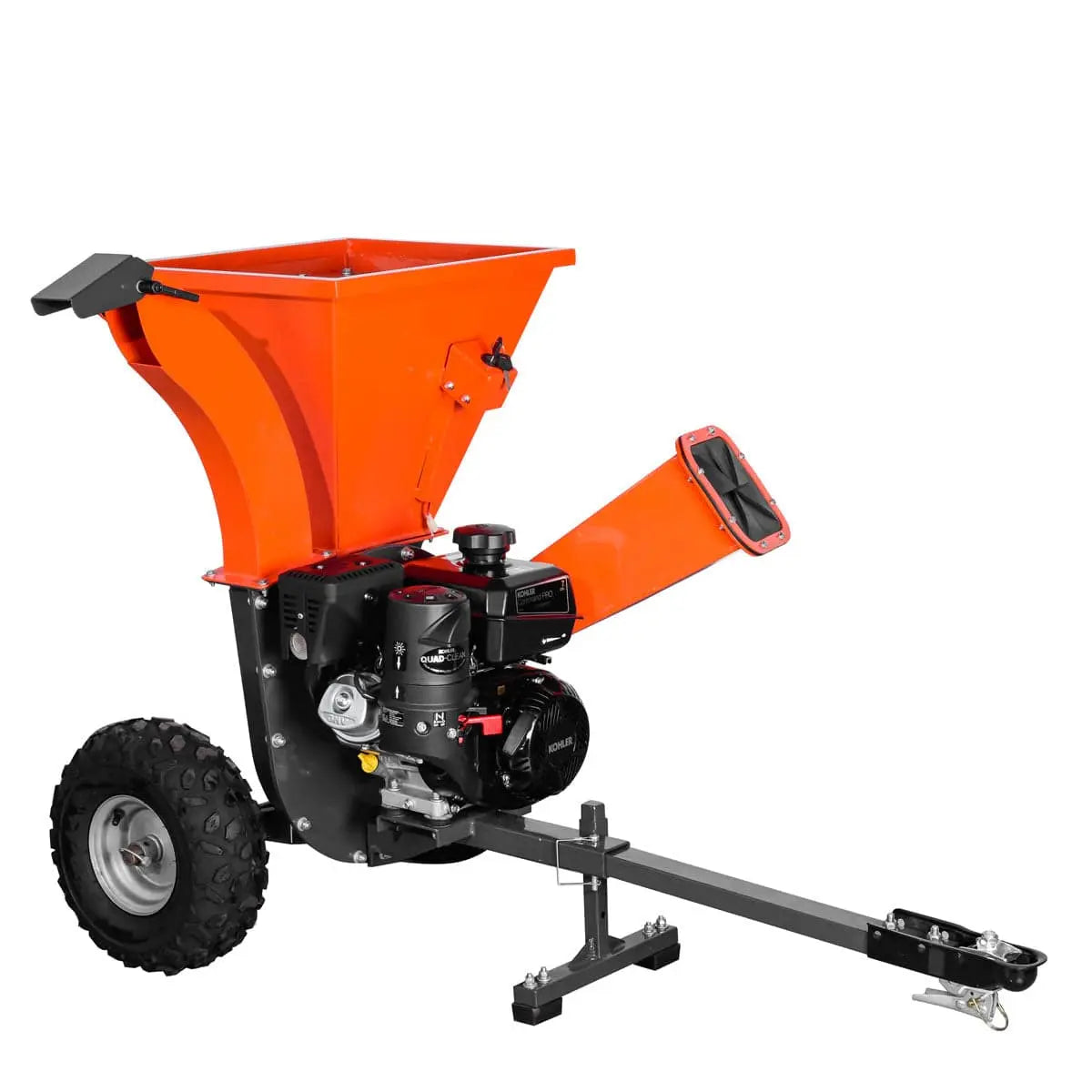 TMG Industrial 3-in-1 3” Wood Chipper, Shredder & Vacuum, ATV Tow-Behind, 7 HP Kohler Engine, 6