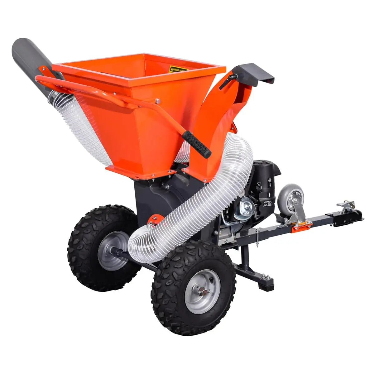 TMG Industrial 3-in-1 3” Wood Chipper, Shredder & Vacuum, ATV Tow-Behind, 7 HP Kohler Engine, 6