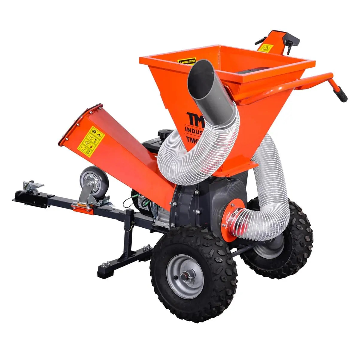 TMG Industrial 3-in-1 3” Wood Chipper, Shredder & Vacuum, ATV Tow-Behind, 7 HP Kohler Engine, 6