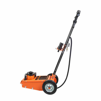 TMG Industrial 35 Ton (77,000 lb) Professional Air Hydraulic Axle Jack, Pneumatic Control, Double Springs, 19” Lift Height, TMG-AJX35