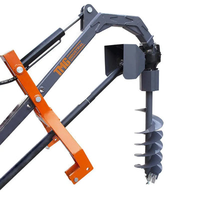 48" Hydraulic Assist Post Hole Digger, 12" Auger, PTO Shaft, TMG-TPD12