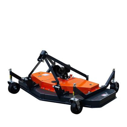 72" Tow-Behind 3-Point Hitch Finish Mower, 30-50 HP Compact Tractor, PTO Drive Shaft Included, TMG-TFN72